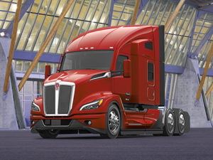 KW298 T680 76 High Roof Red